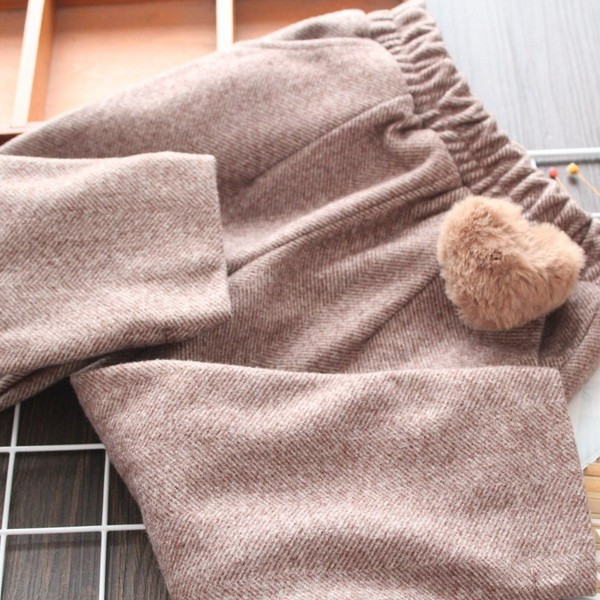 Νέο μοντέλο μοντέρνο παιδικό παντελόνι με καφέ τσέπες για κορίτσια