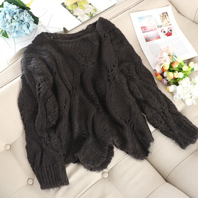 Γυναικείο πουλόβερ με στρογγυλη λαιμόκοψη σε διάφορα χρώματα