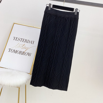 Μοντέρνα γυναικεία φούστα με ψηλή μέση σε τέσσερα χρώματα