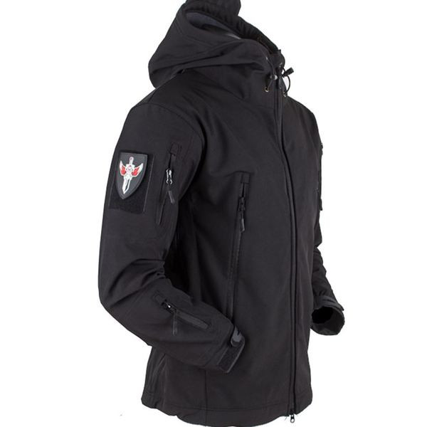 Μοντέρνο ανδρικό μπουφάν με μεγάλο κολάρο και κουκούλα σε τέσσερα χρώματα