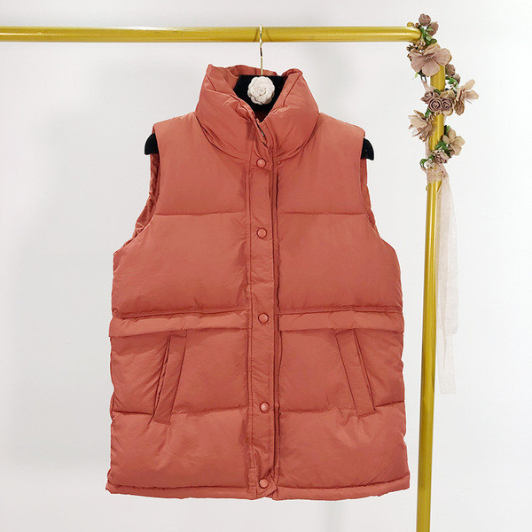 Γυναικείο casual γιλέκο με κουμπιά σε τρία χρώματα