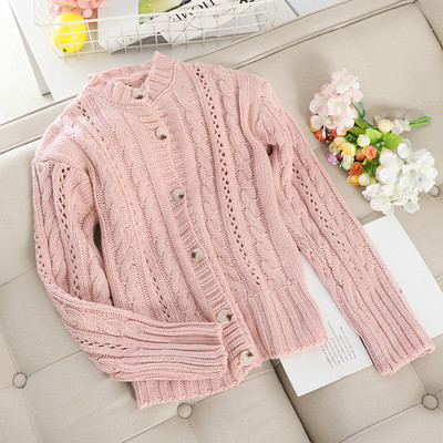 Modern női kötött mellény több színben gombokkal