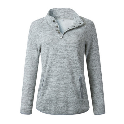 Γυναικείο καθημερινό φούτερ με μακριά μανίκια σε δύο χρώματα