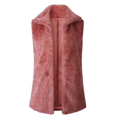 Vestă de zi cu puf pentru femei cu fermoar în mai multe culori