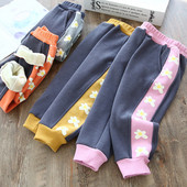 Μοντέρνο αθλητικό παντελόνι με μοτίβο λουλουδιών για κορίτσια