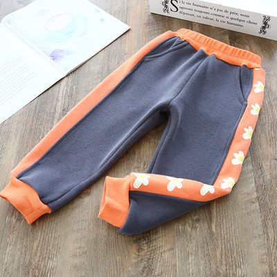 Μοντέρνο αθλητικό παντελόνι με μοτίβο λουλουδιών για κορίτσια