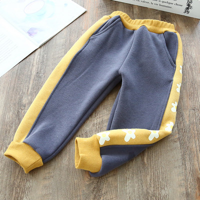 Μοντέρνο αθλητικό παντελόνι με μοτίβο λουλουδιών για κορίτσια