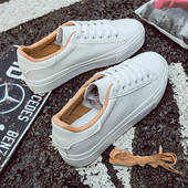 Fehér női tornacipő színes béléssel és fűzővel