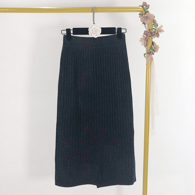 Γυναικεία μακρύ πλεκτή  φούστα σε τέσσερα χρώματα