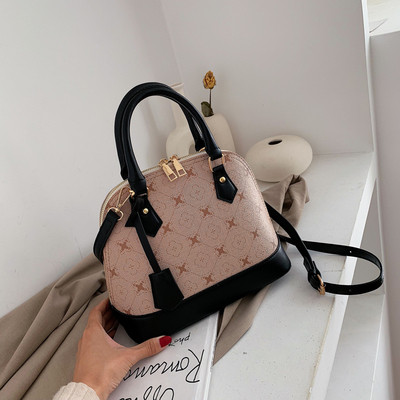 Modern női táska ökobőr cipzárral, két színben