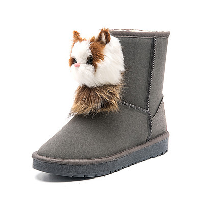 ÚJ női csizma modell 3D elemmel, barna, szürke és fekete színben