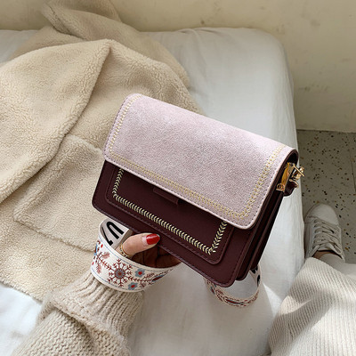 Μοντέρνη γυναικεία τσάντα με μακριά λαβή σε διάφορα χρώματα