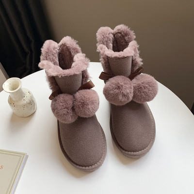 Modern női csizma pehely és puha béléssel, négy színben