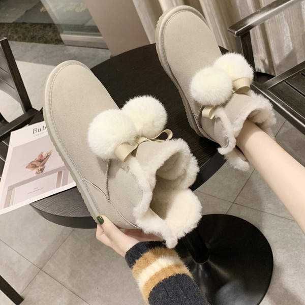 Modern női csizma pehely és puha béléssel, négy színben