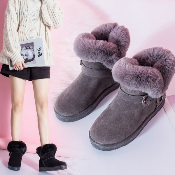 Cizme casual de dama cu captuseala moale si catarama in trei culori