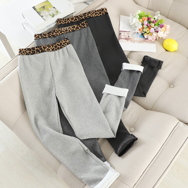 Jambiere dama cu motive leopard si talie inalta in trei culori