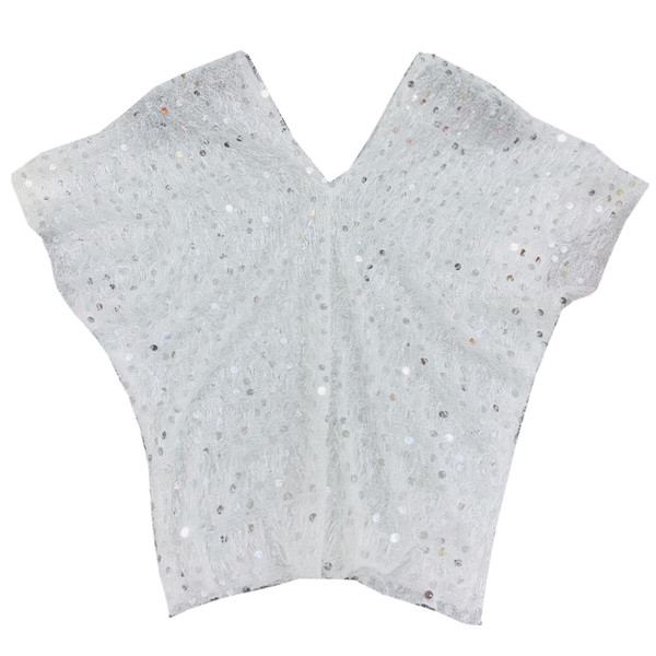 Κομψή γυναικεία μπλούζα με λαιμόκοψη και πούλιες σε κίτρινο, λευκό και μαύρο χρώμα