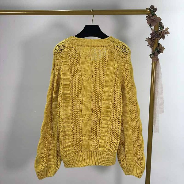 Πλεκτό γυναικείο πουλόβερ σε τρία χρώματα