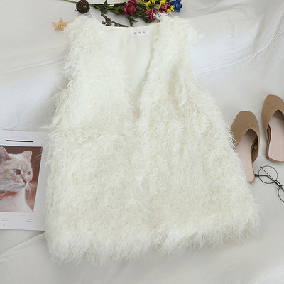 Női pehelymellény fehér, zöld és lila színekben