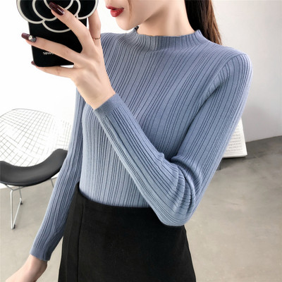 Bluză casual de damă cu mâneci lungi în mai multe culori