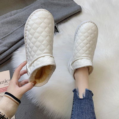 Γυναικείες μπότες από οικολογικό δέρμας με μαλακή επένδυση σε τρία χρώματα