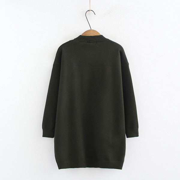 Bluză casual de damă cu aplicație în negru și albastru