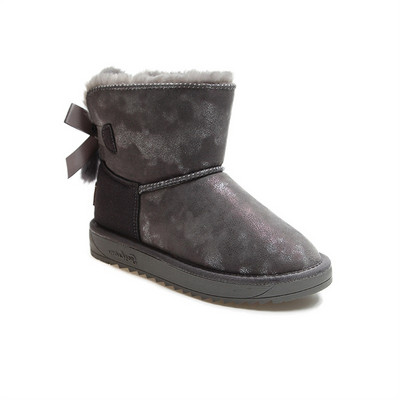 Γυναικείες casual μπότες με κορδέλα και φούντα σε τρία χρώματα