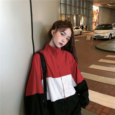 Γυναικείο φαρδύ πουλόβερ με φερμουάρ