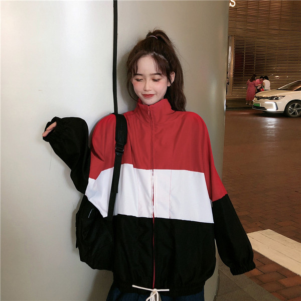 Γυναικείο φαρδύ πουλόβερ με φερμουάρ 