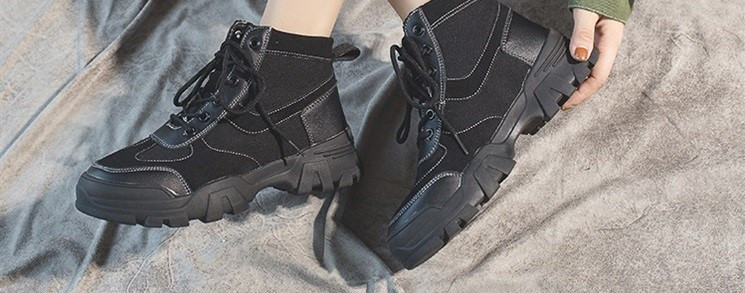 Cizme de drumeție de damă cu șireturi