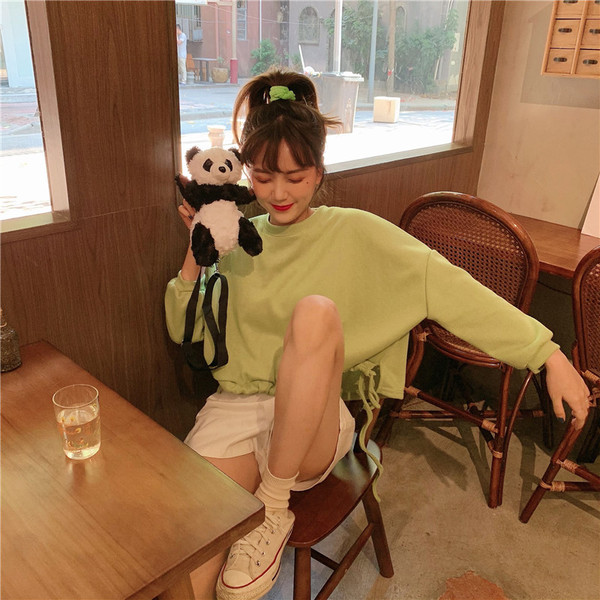 Καθημερινή  γυναικεία μπλούζα σε τρία χρώματα με κορδόνια