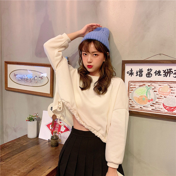 Καθημερινή  γυναικεία μπλούζα σε τρία χρώματα με κορδόνια