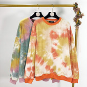 Hanorac de zi cu zi de dama cu culori fluide - model larg