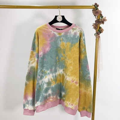 Hanorac de zi cu zi de dama cu culori fluide - model larg