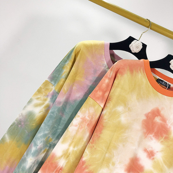 Hanorac de zi cu zi de dama cu culori fluide - model larg