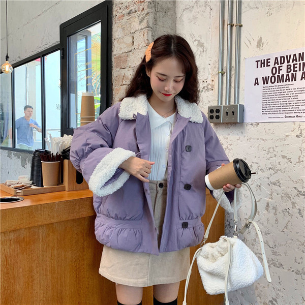 Geaca scurta dama model lat in trei culori