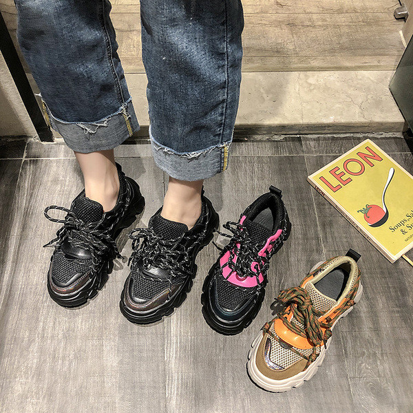 Καθημερινάγυναικεία αθλητικά παπούτσια για τρέξιμο με σκληρή σόλα σε διαφορετικά χρώματα