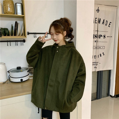 Jachetă lată și subțire de zi cu zi pentru femei, în roșu și verde