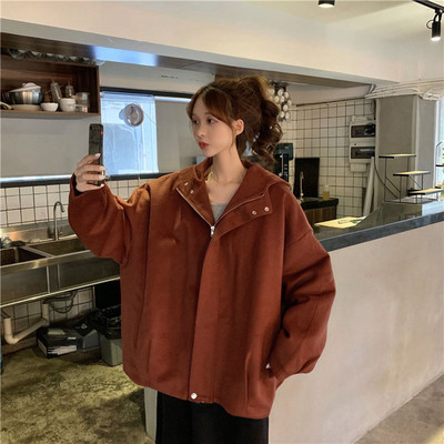 Jachetă lată și subțire de zi cu zi pentru femei, în roșu și verde