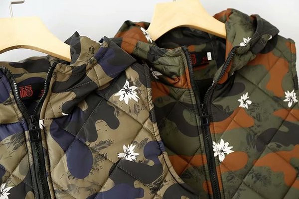 Női alkalmi terepszínű mellény két színben