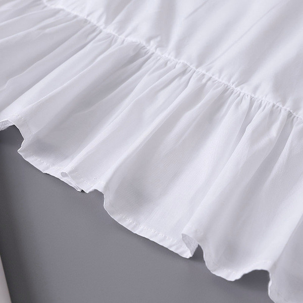 Klasszikus, hosszú ujjú női ing fehér színben