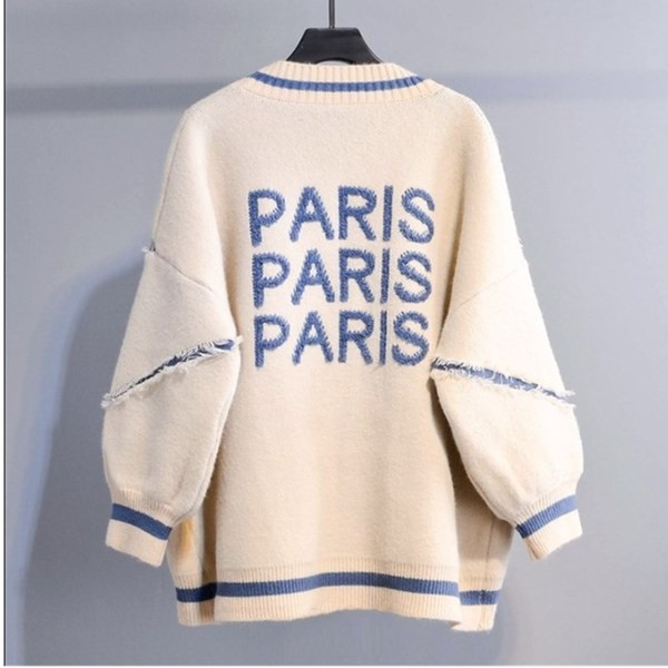 Női mellény fehér, sárga, bézs és kék zsebekkel