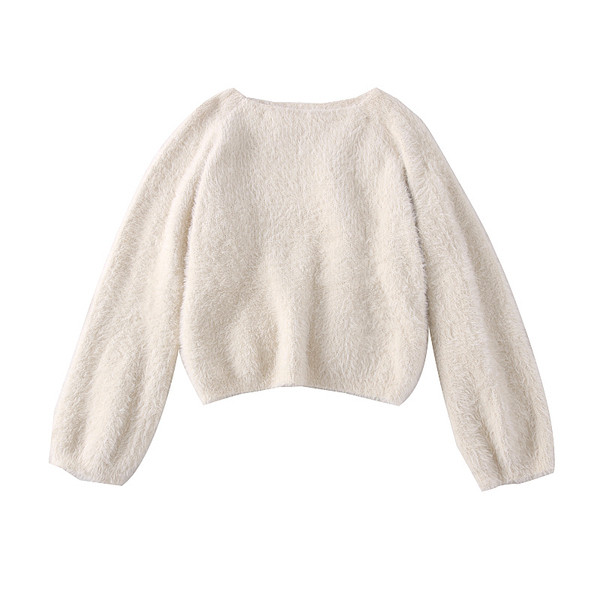 Modern női pulóver O-nyakkal, rózsaszín, fehér, zöld és bézs színben