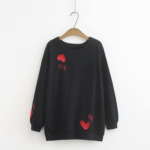 Pulover casual de dama cu maneci lungi in roz, alb si negru