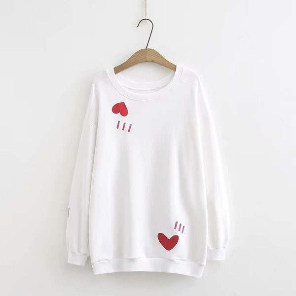 Pulover casual de dama cu maneci lungi in roz, alb si negru