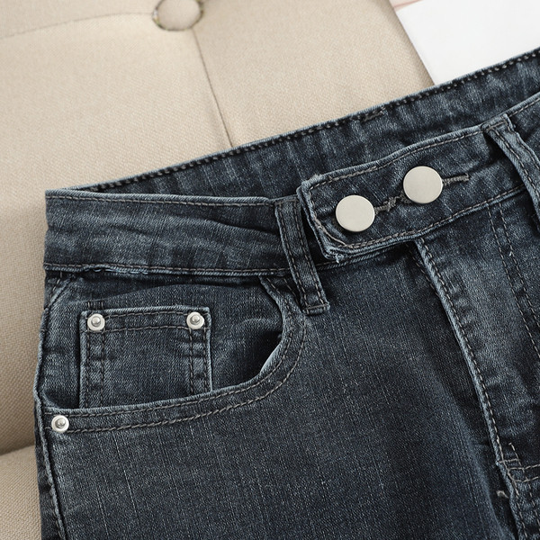 Alkalmi női farmer, gombokkal, három színben