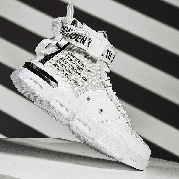 Aktuális férfi tornacipő, sárga, narancssárga, zöld és fehér színes feliratokkal