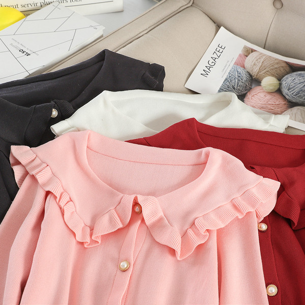 Vesta moderna de dama cu nasturi si bucle in mai multe culori