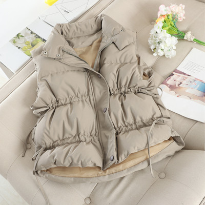 Női alkalmi mellény cipzárral és gombokkal, három színben