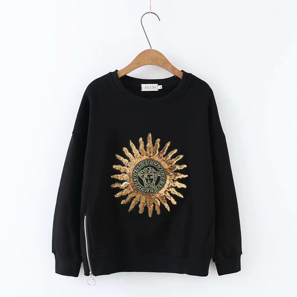 Alkalmi női blúz, hosszú ujjú, rátéttel, fehér és fekete színben